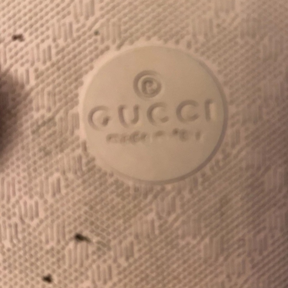 Authentic Gucci Slides Womens Light Pink Rubber - good used condition sz 38/8 - Picture 7 of 11